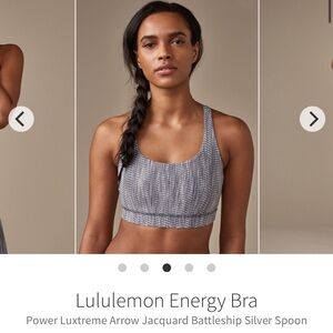 Lululemon Athletica Gray Sports Bra
